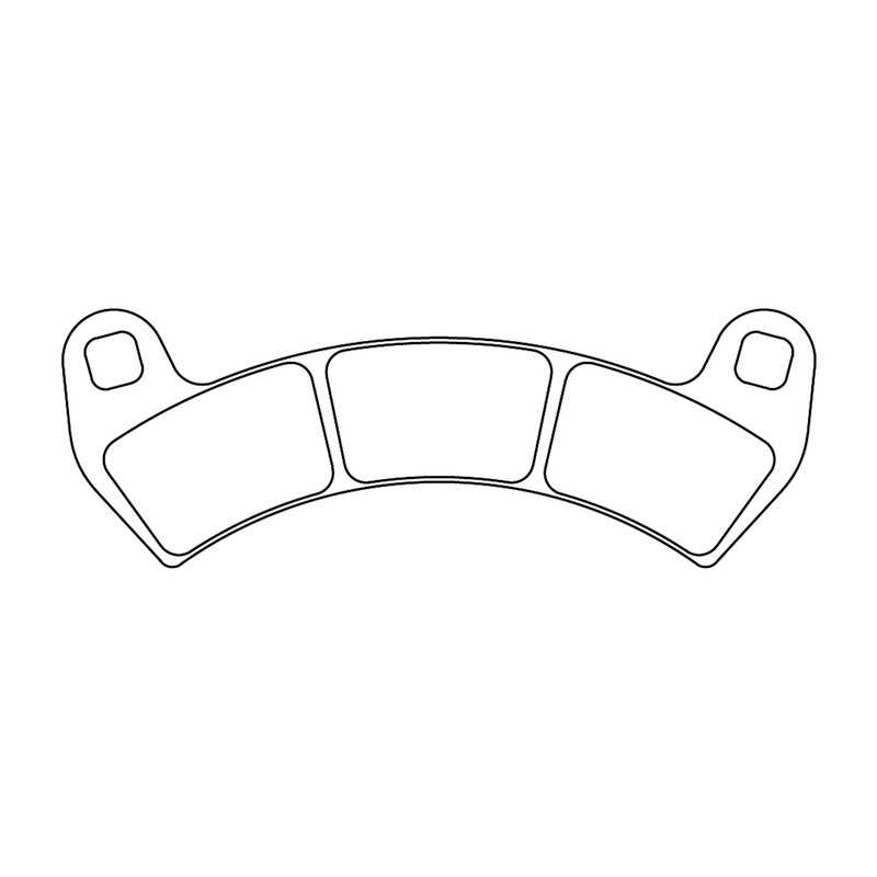 CL BRAKES Pastillas de freno sinterizadas para moto (1247ATV1) 1048288