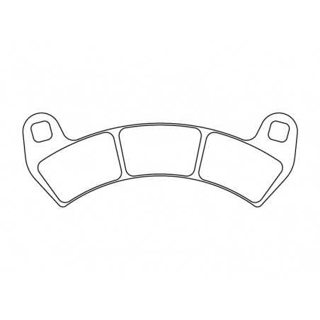 CL BRAKES Pastillas de freno sinterizadas para moto (1247ATV1) 1048288