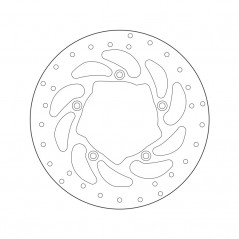 BREMBO Disco de freno moto ORO FIX 68B407P9 1048781