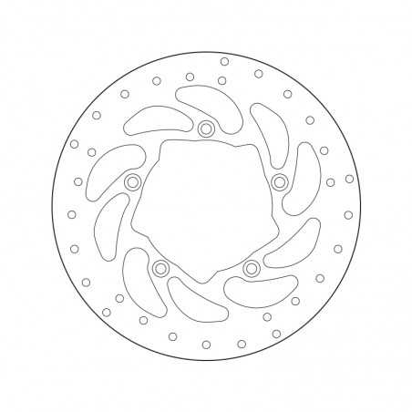 BREMBO Disco de freno moto ORO FIX 68B407P9 1048781