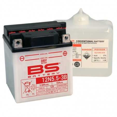 BS BATTERY Conventional + acid pack 12N5.5A 3B 1079916