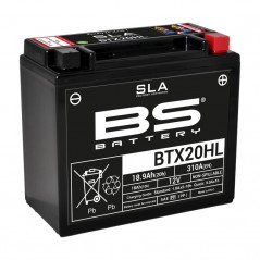 BS BATTERY Batería sin mantenimiento + paquete de ácido BTX20HL 1079980