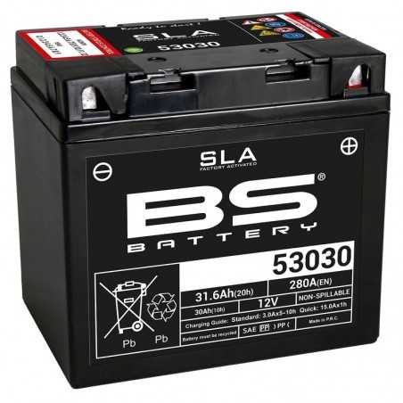 BS BATTERY Batería sin mantenimiento activada de fábrica SLA 53030 1080696