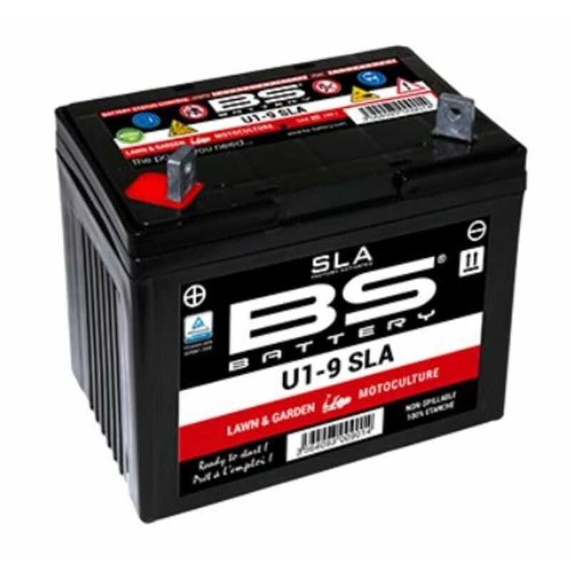 BS BATTERY Batería sin mantenimiento activada de fábrica SLA U1 9 1080700
