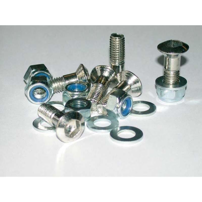 BIHR Kit bolts + nuts + countersunk head washers M8x1 00x30 MM 1052745