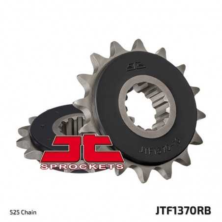 JT SPROCKETS Piñon goma 1370 steel 16 dientes F137016RB