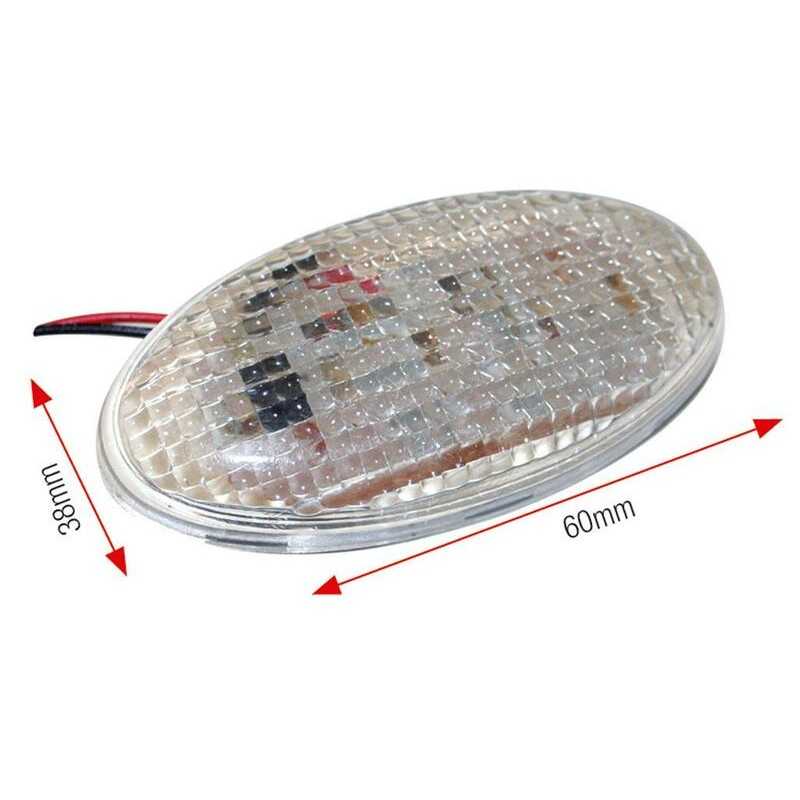 BIHR Universal motorcycle turn signals ŒIL LED 38X60 MM 1064270