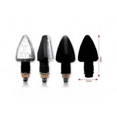BIHR APPROVED UNIVERSAL INDICATORS TRI LED 37X69 MM 1066947