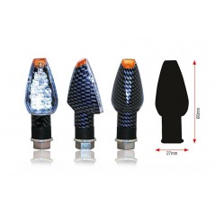 BIHR APPROVED UNIVERSAL INDICATORS DESIGN LED 27X66 MM 1066949VAR