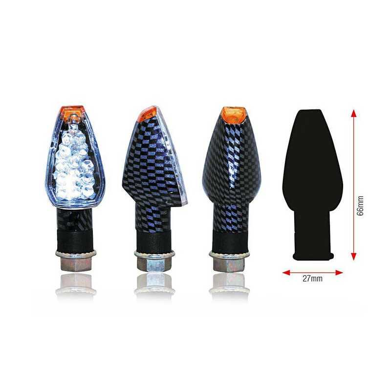 BIHR APPROVED UNIVERSAL INDICATORS DESIGN LED 27X66 MM 1066949VAR