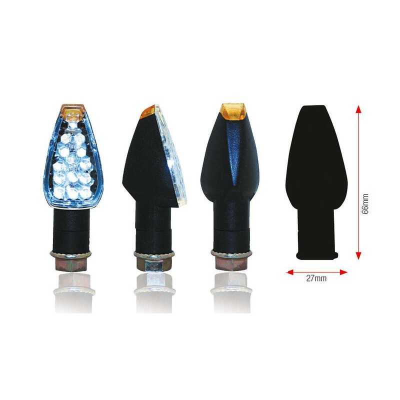 BIHR APPROVED UNIVERSAL INDICATORS DESIGN LED 27X66 MM 1066949VAR