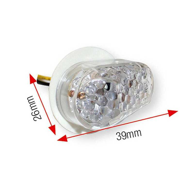 BIHR INTERMITENTES UNIVERSALES HOMOLOGADOS BASIC LED 26X39 MM 1066953