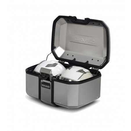 SHAD Rear trunk or aluminum motorcycle suitcase TR55 TERRA D0TR55100