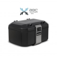Motorcycle rear trunk TR55 TERRA BLACK EDITION D0TR55100B