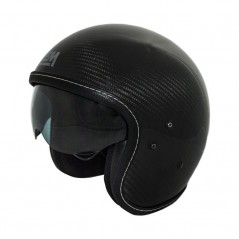 LEM Casco Jet Abierto con Pantalla Solar Fibra SPORT CARBONO SPCARBON