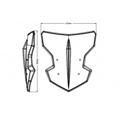PUIG WINDSCREEN WINDSHIELD SCREEN NEW GENERATION 3879