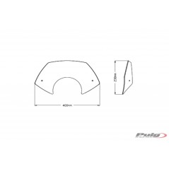 PUIG WINDSCREEN WINDSHIELD SCREEN GTS SPORT 20500