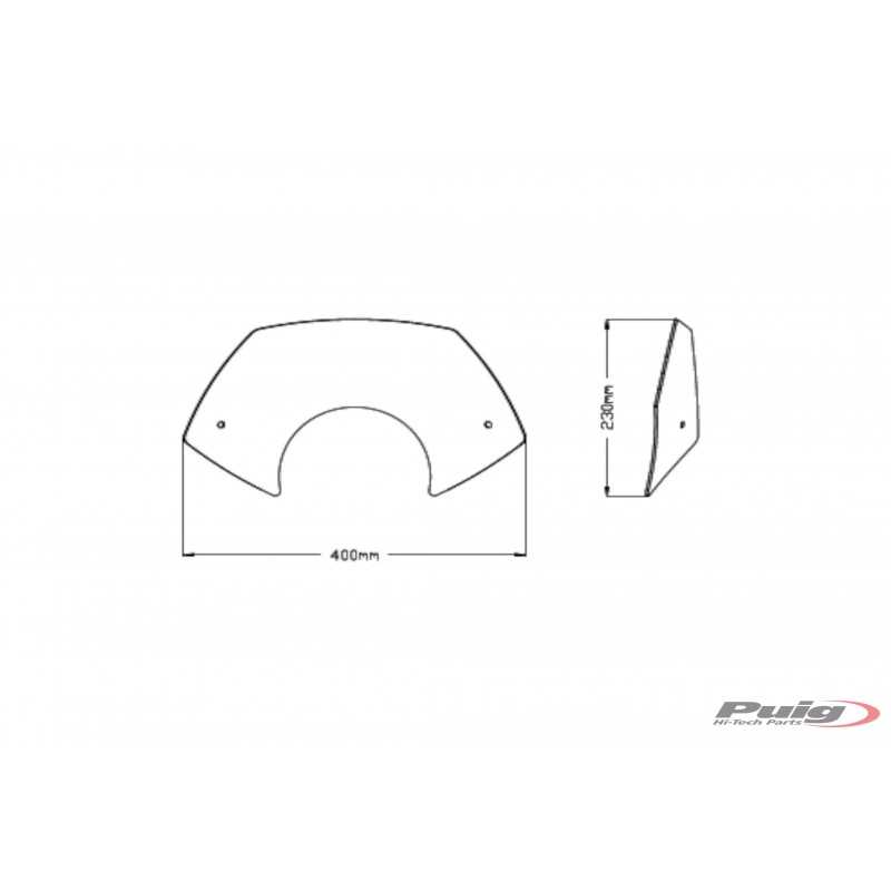 PUIG WINDSCREEN WINDSHIELD SCREEN GTS SPORT 20500