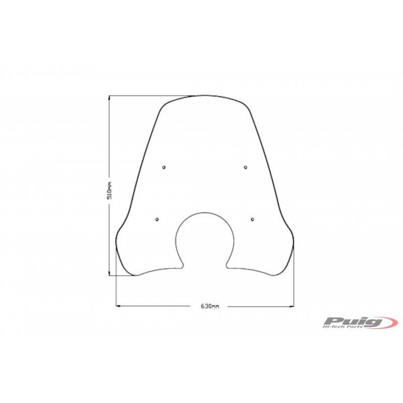 PUIG WINDSCREEN WINDSHIELD SCREEN GTS TOURING 20501
