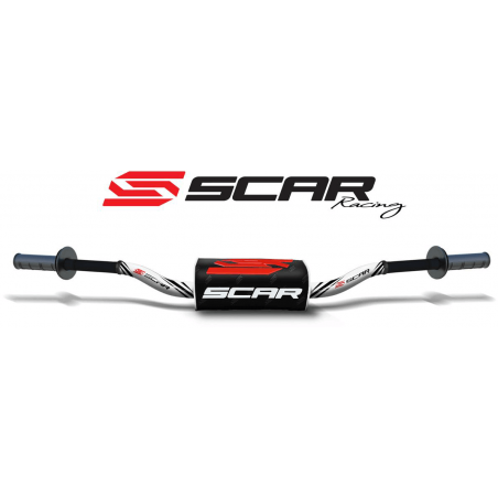 SCAR Manillar de aluminio sin barra central con morcilla O² RC 28.6 MM 4010002701VAR