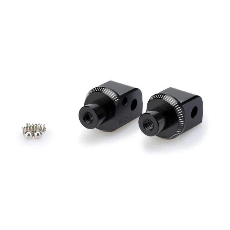 PUIG Herrajes adaptadores estriberas traseras pasajero (P-51) 9520