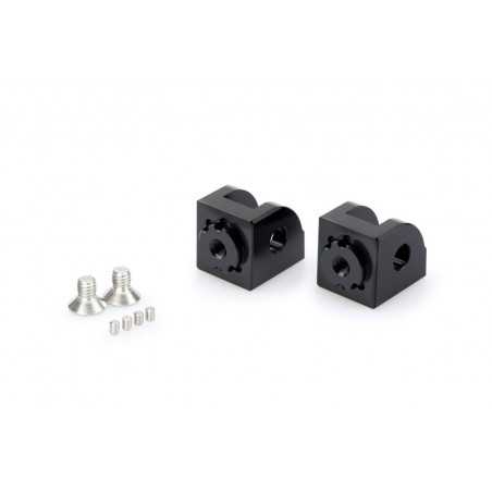 Right / left rider front footpeg adapter hardware set