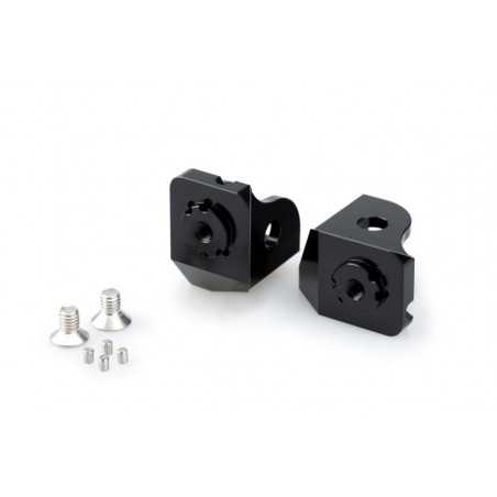 Right / left rider front footpeg adapter hardware set
