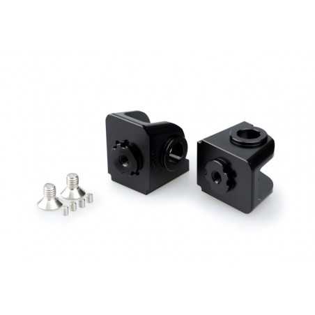 Right / left rider front footpeg adapter hardware set