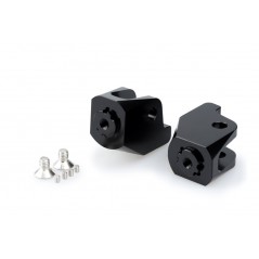 Right / left rider front footpeg adapter hardware set  (DTC 7)
