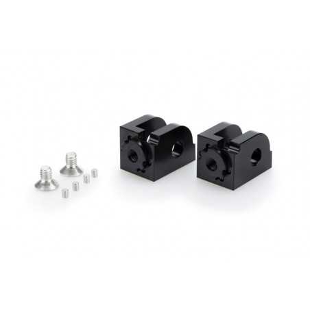Right / left rider front footpeg adapter hardware set