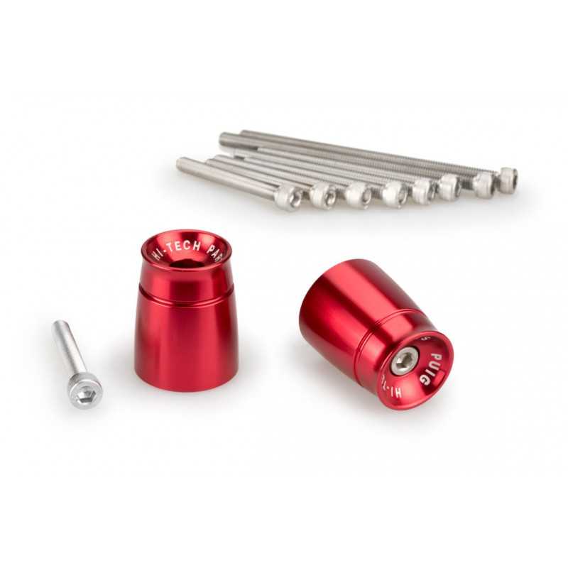 PUIG ALUMINUM HANDLEBAR COUNTERWEIGHTS TERMINALS SPORT 21029VAR