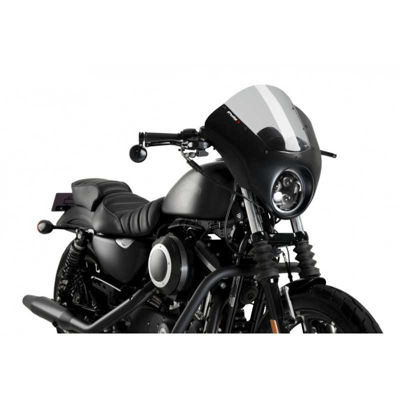 PUIG SEMI-ENCLOSED WINDSCREEN CUP DARK NIGHT 21097VAR