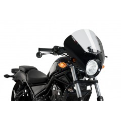 PUIG SEMI-ENCLOSED WINDSCREEN CUP DARK NIGHT 21100VAR