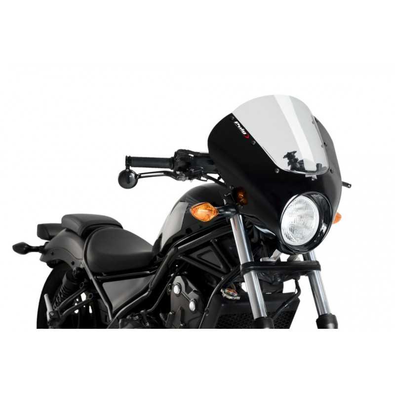 PUIG SEMI-ENCLOSED WINDSCREEN CUP DARK NIGHT 21100VAR