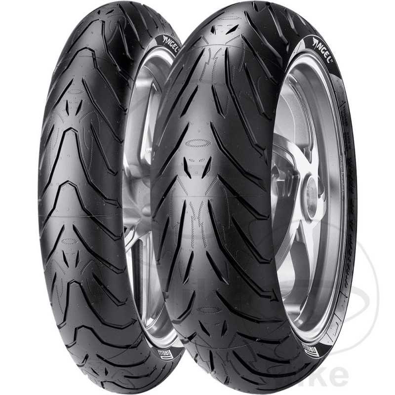 PIRELLI Front motorcycle tire cover 120/70ZR17 (58W) TUBELESS 
 ANGEL ST 744.03.81