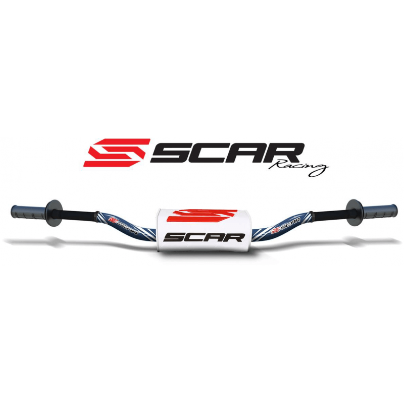 SCAR Manillar de aluminio sin barra central con morcilla O² 28.6 MM 4010004603VAR