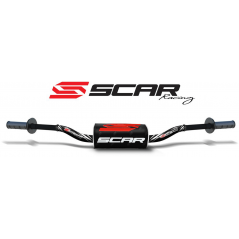SCAR Aluminum handlebar without central bar with blood sausage O² 28.6 MM 4010004603VAR
