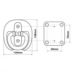 LAMPA Anti-theft ground anchor for motorcycle LAM90592
