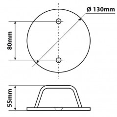 LAMPA Anclaje antirobo de suelo para moto LAM90593