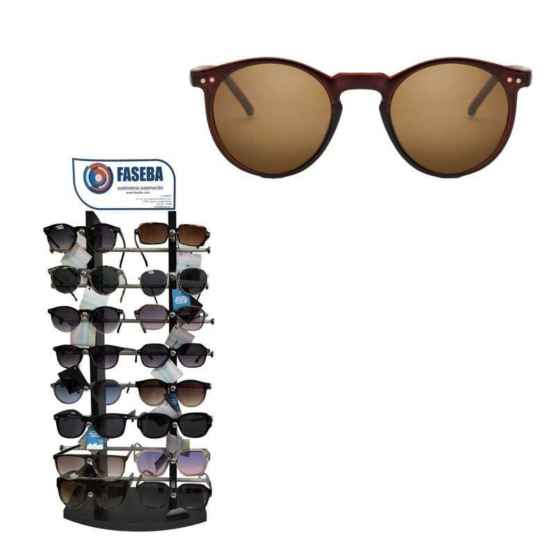 FASEBA Casual round unisex plastic frame sunglasses 07216
