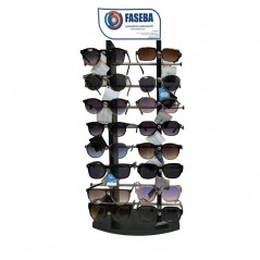 FASEBA Casual round unisex plastic frame sunglasses 07216