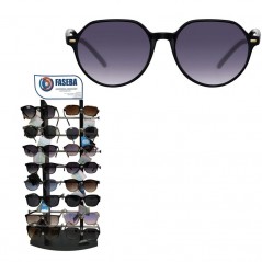 FASEBA Casual round unisex plastic frame sunglasses 07224