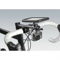 LAMPA Fixed fixing for handlebars with support for video camera ACTION CAM OPTI-LINE LAM90551