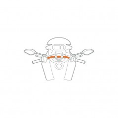 LAMPA Fijacion soporte teléfono movil para manillar de alta resistencia OPTI-LINE LAM91593
