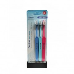 DENTINET Blister with 3 toothbrushes PRECISION PRECISION 06048