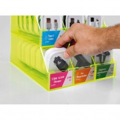 LAMPA Desktop display with 9 departments LINEA ESSENTIAL LINEA ESSENTIAL LAM38819