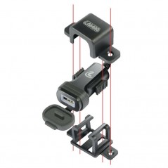 LAMPA Cargador de mechero fijación con tornillo para moto USB 12/24V 2400MA LAM38833