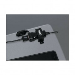 LAMPA Cigarette lighter charger fixing with screw and connectors for motorcycle USB 12/24V LAM38878