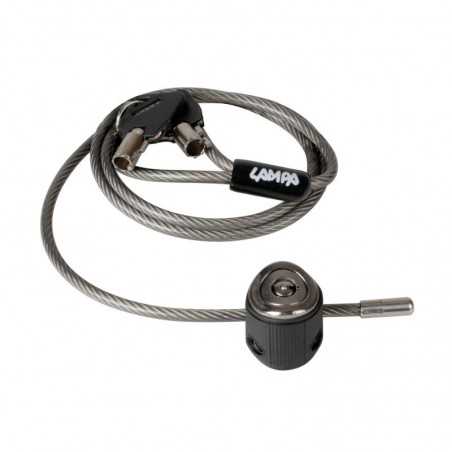 LAMPA Candado antirrobo con cable de seguridad LAM90601