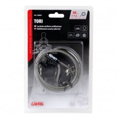 LAMPA Anti-theft lock with security cable LAM90601